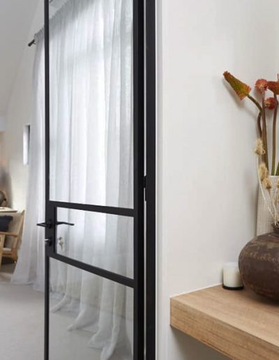 black steel doors single manufacturer UK