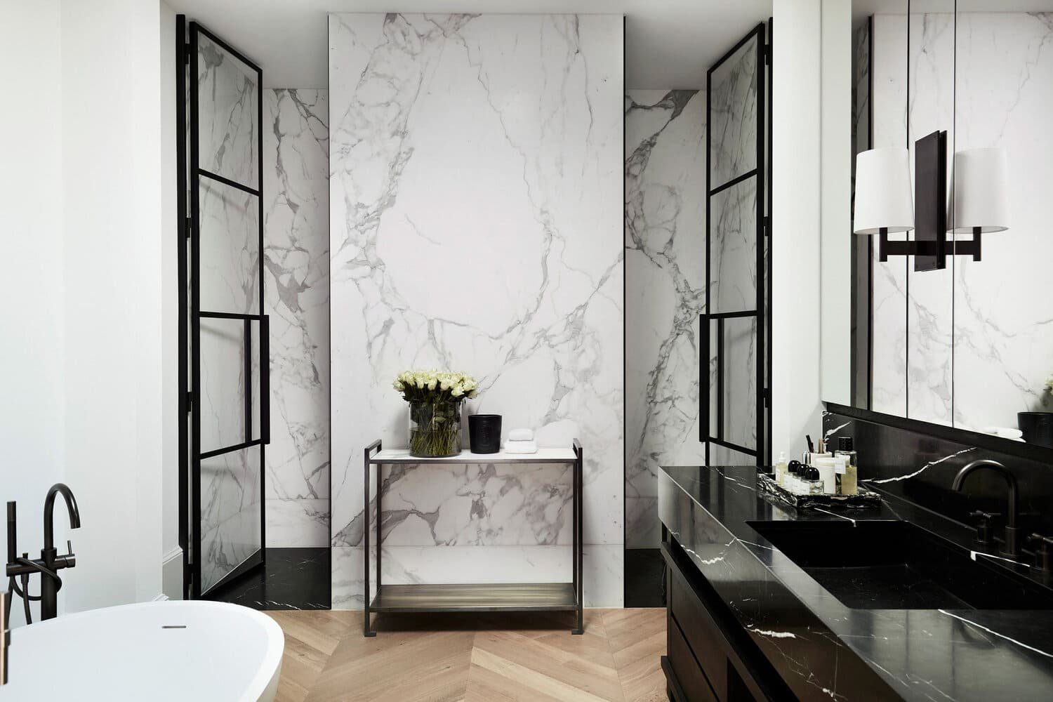 black steel doors shower screen partition fabricator manufacturer UK London NW1 black steel doors shower screen partition fabricator manufacturer UK London