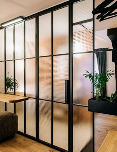 black steel doors single manufacturer UK