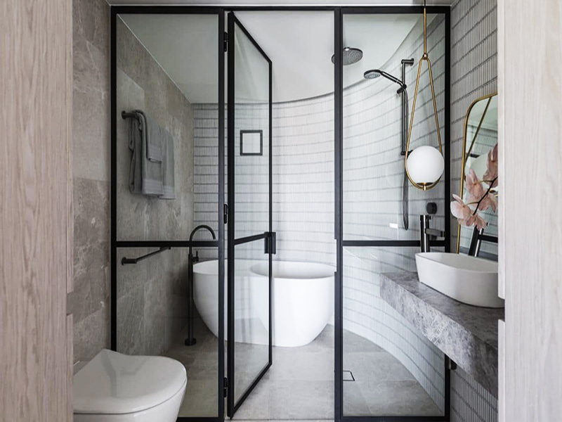 black-steel-doors-single-fabrication-UK-bathroom-partition-London black steel doors single manufacturer UK