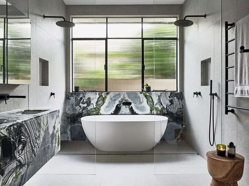 black steel doors windows manufacturer UK London bathroom nw1