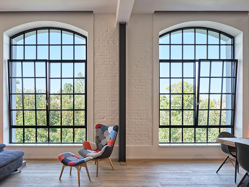 black steel doors windows manufacturer UK London w1j