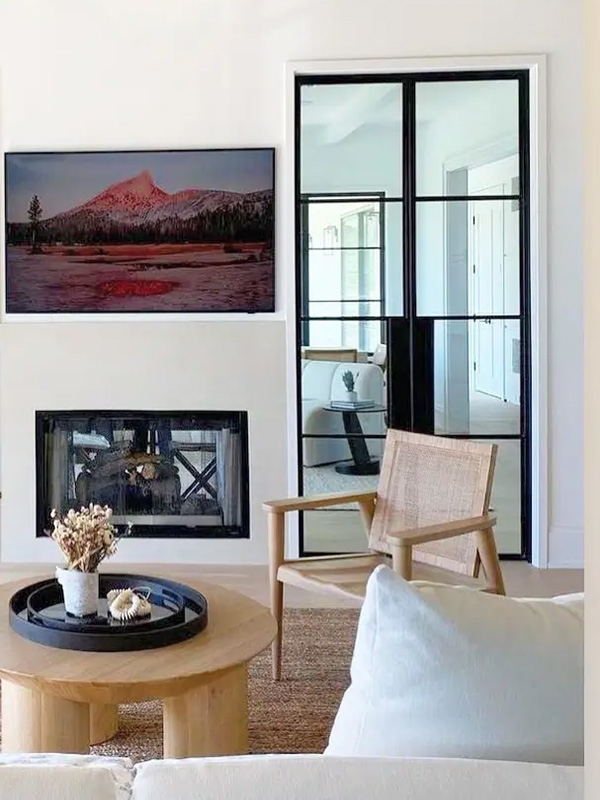 black-steel-internal-french-doors-UK-manufacturer-London black steel internal french doors UK